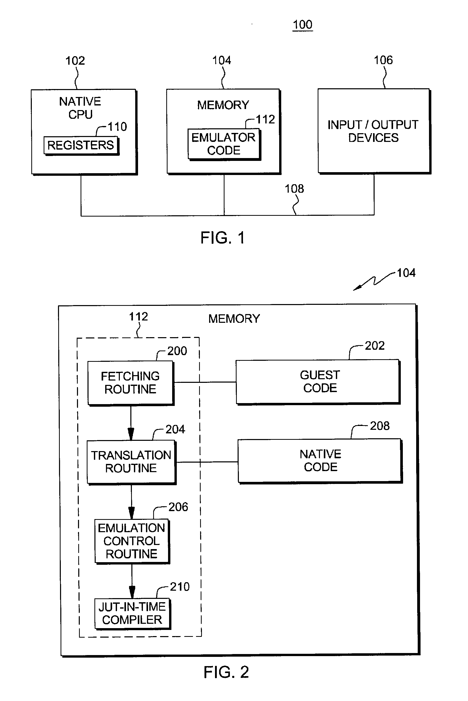 Employing native routines instead of emulated routines in an application being emulated