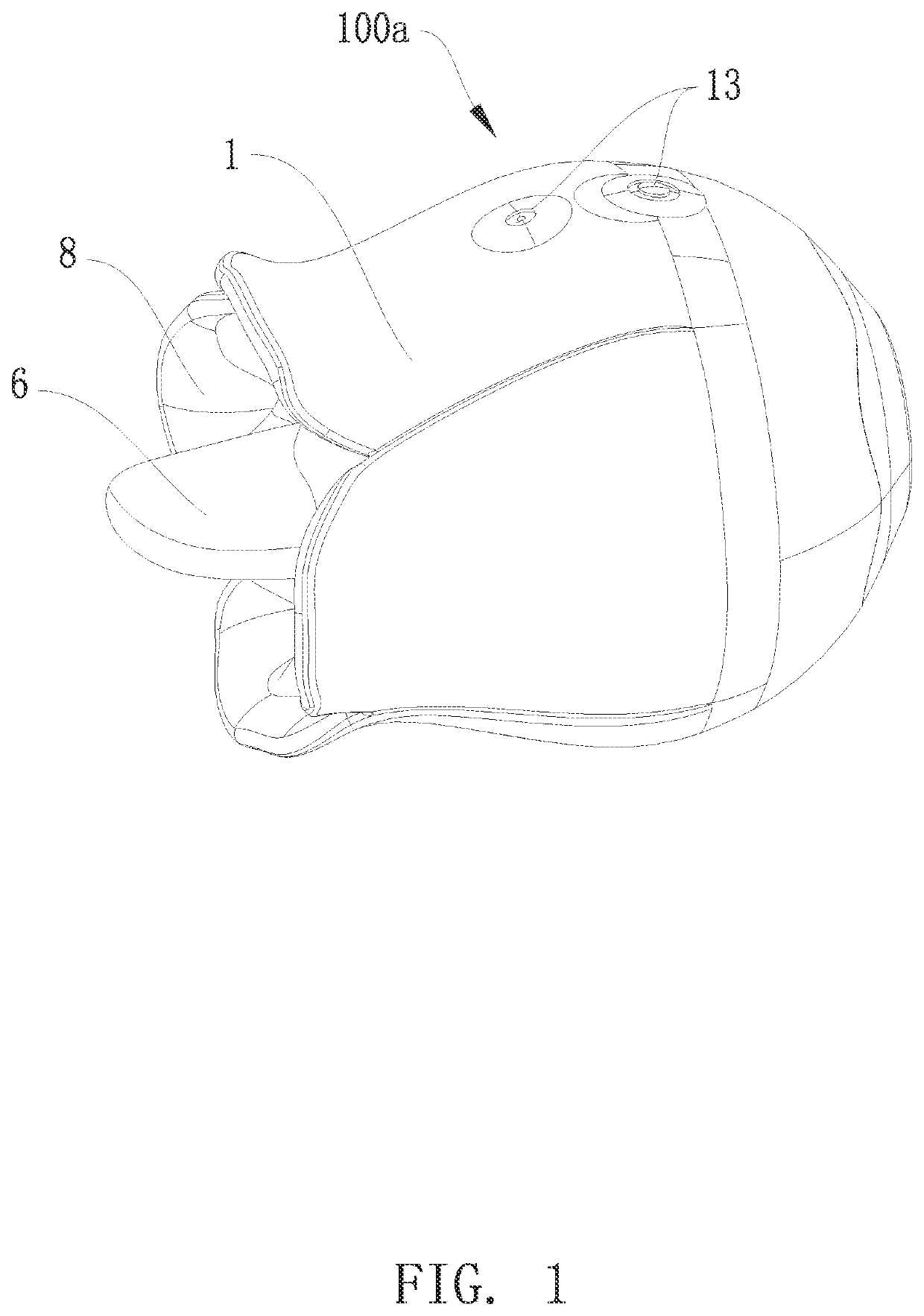 Swinging touch massage device