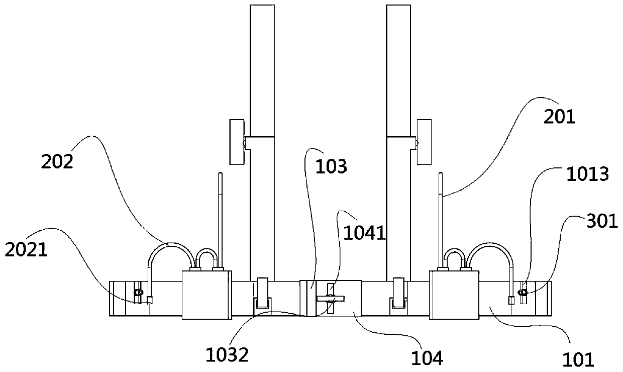 Portable thoracic cavity drainage device for thoracic surgery department