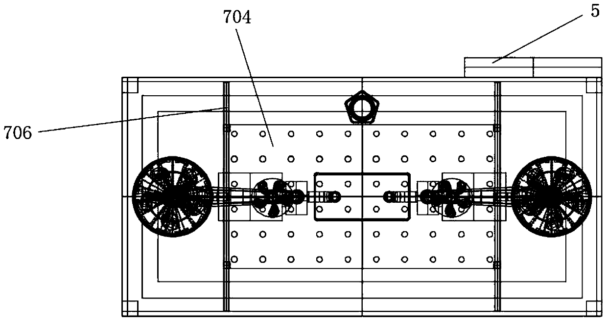 Textile fabric cleaning device capable of preventing secondary adsorption based on ultrasonic vibration cleaning