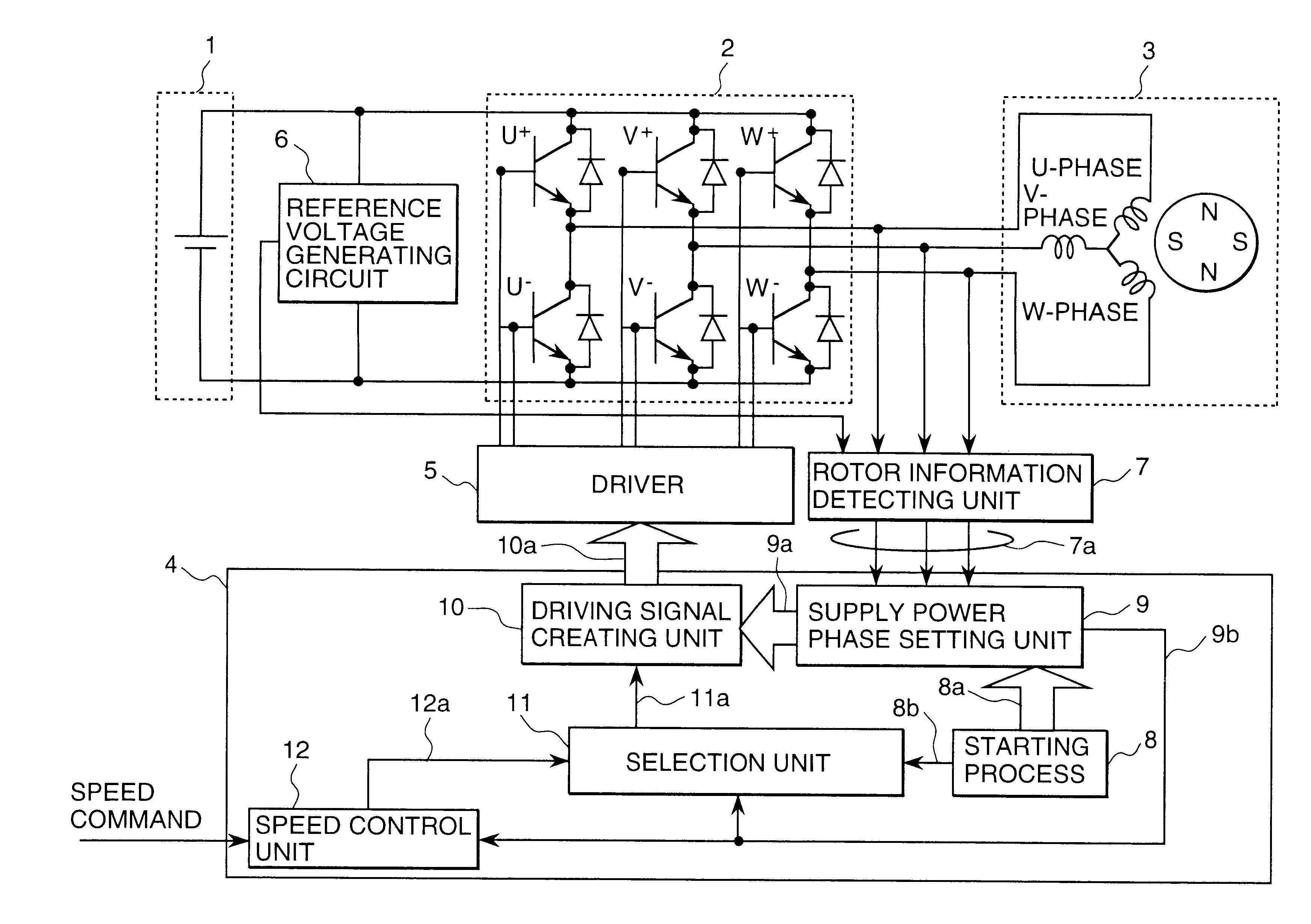 Starting control method of and control apparatus for synchronous motor, and air conditioner, refrigerator, washing machine and vacuum cleaner each provided with the control apparatus