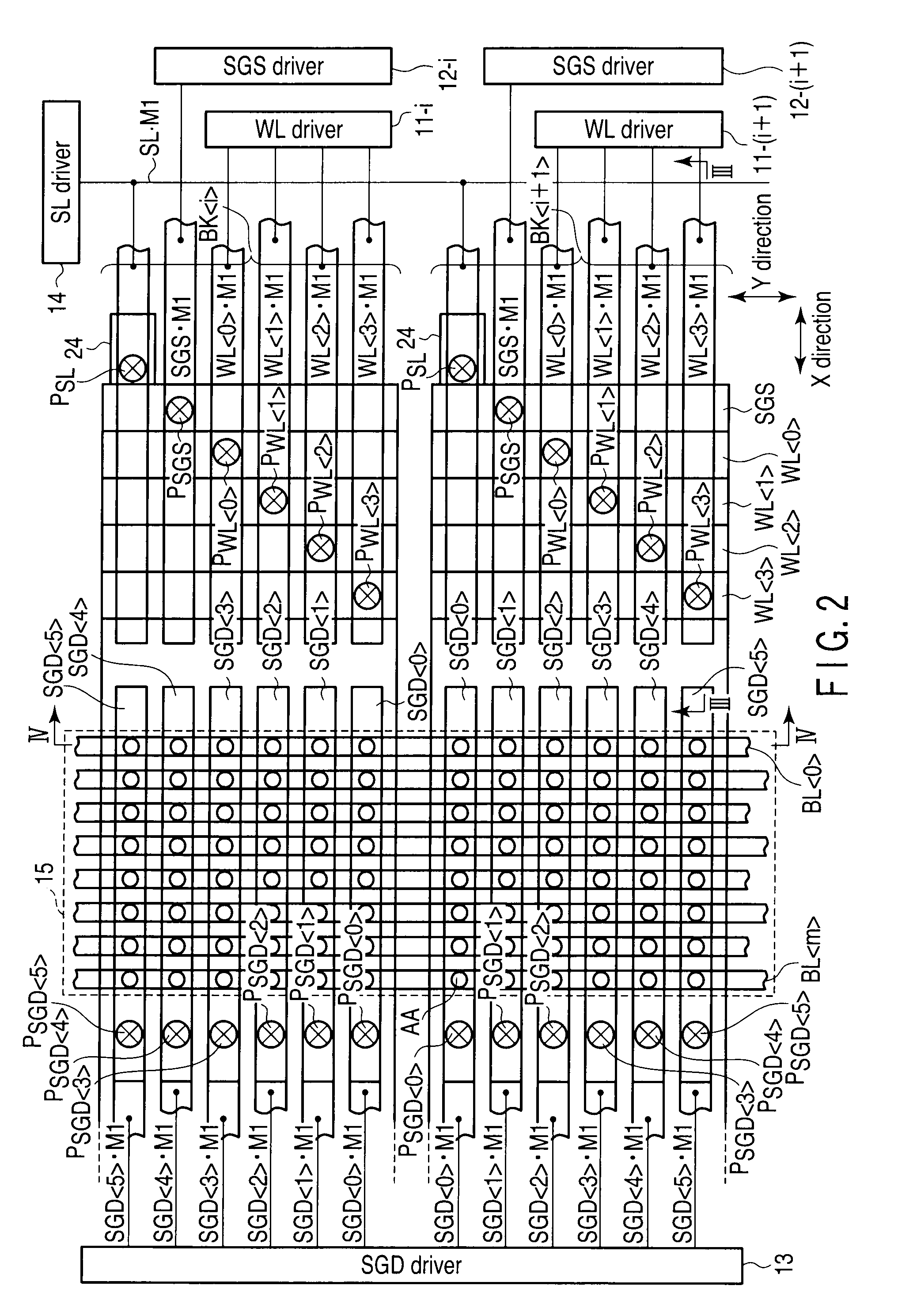 Three dimensional stacked nonvolatile semiconductor memory