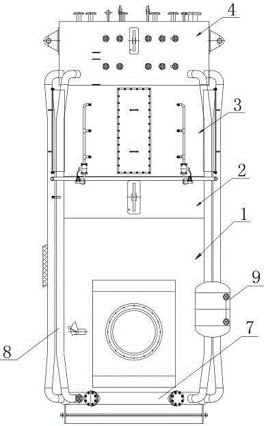 Marine Membrane Wall Oil Boiler