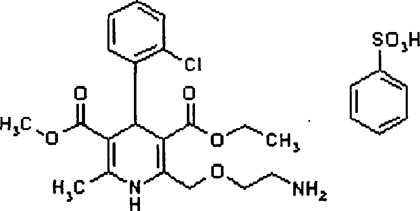 Orally disintegrating tablet of amlodipine besylate and its preparation process