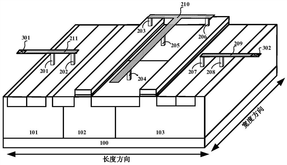 High-voltage protection integrated circuit of CMOS auxiliary triggering SCR structure