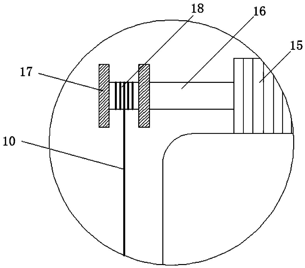 Temporary solar traffic light device based on rotary contraction principle