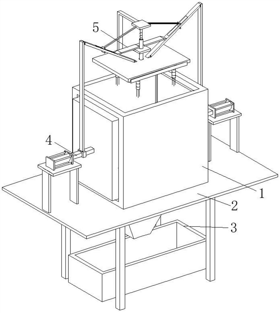 Sludge dewatering device and using method thereof