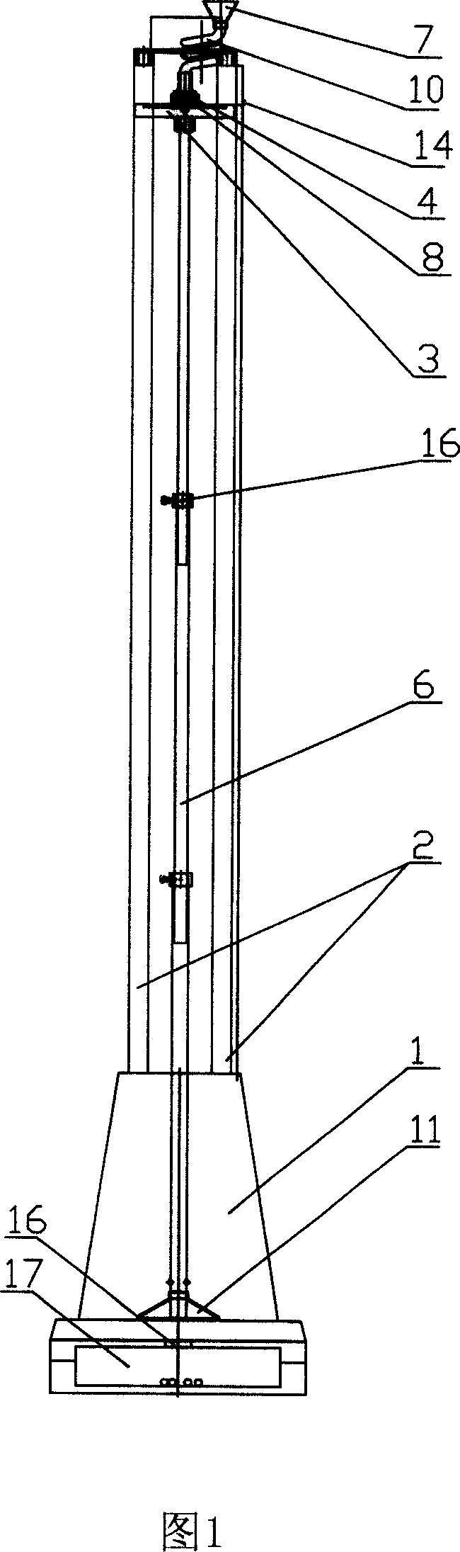 Falling ball impact test machine