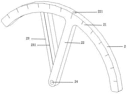 Rotary osteotomy bone cutting device and application thereof