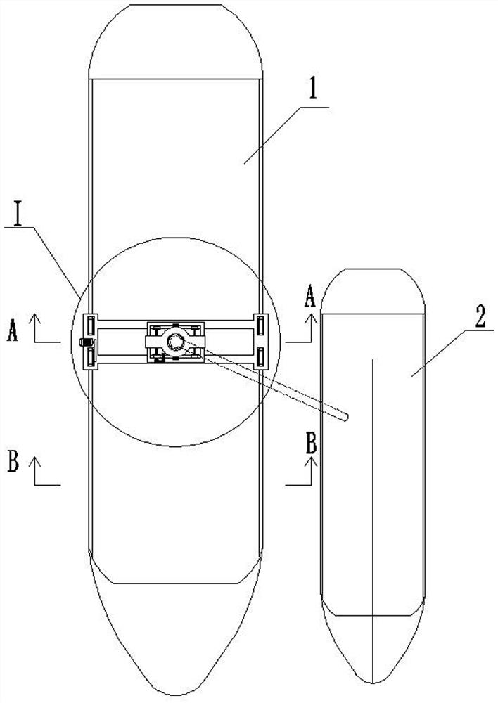 Particle material ship side-by-side lightering method