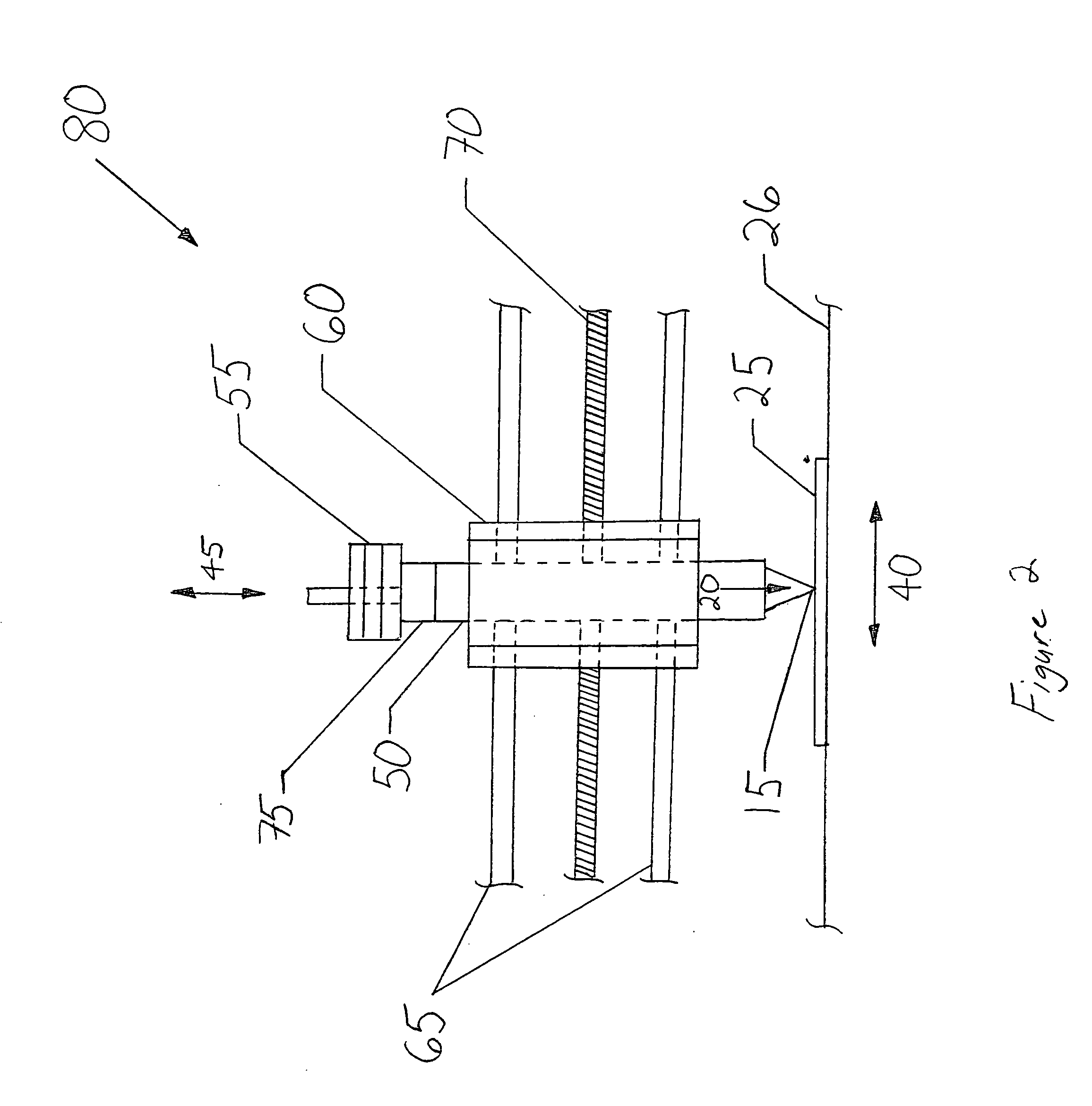 Scratch testing device