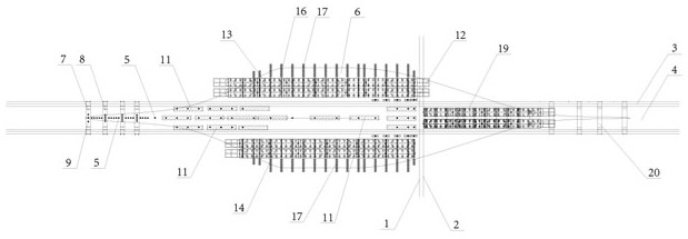 Half-ship sea-crossing whole ship jacking method