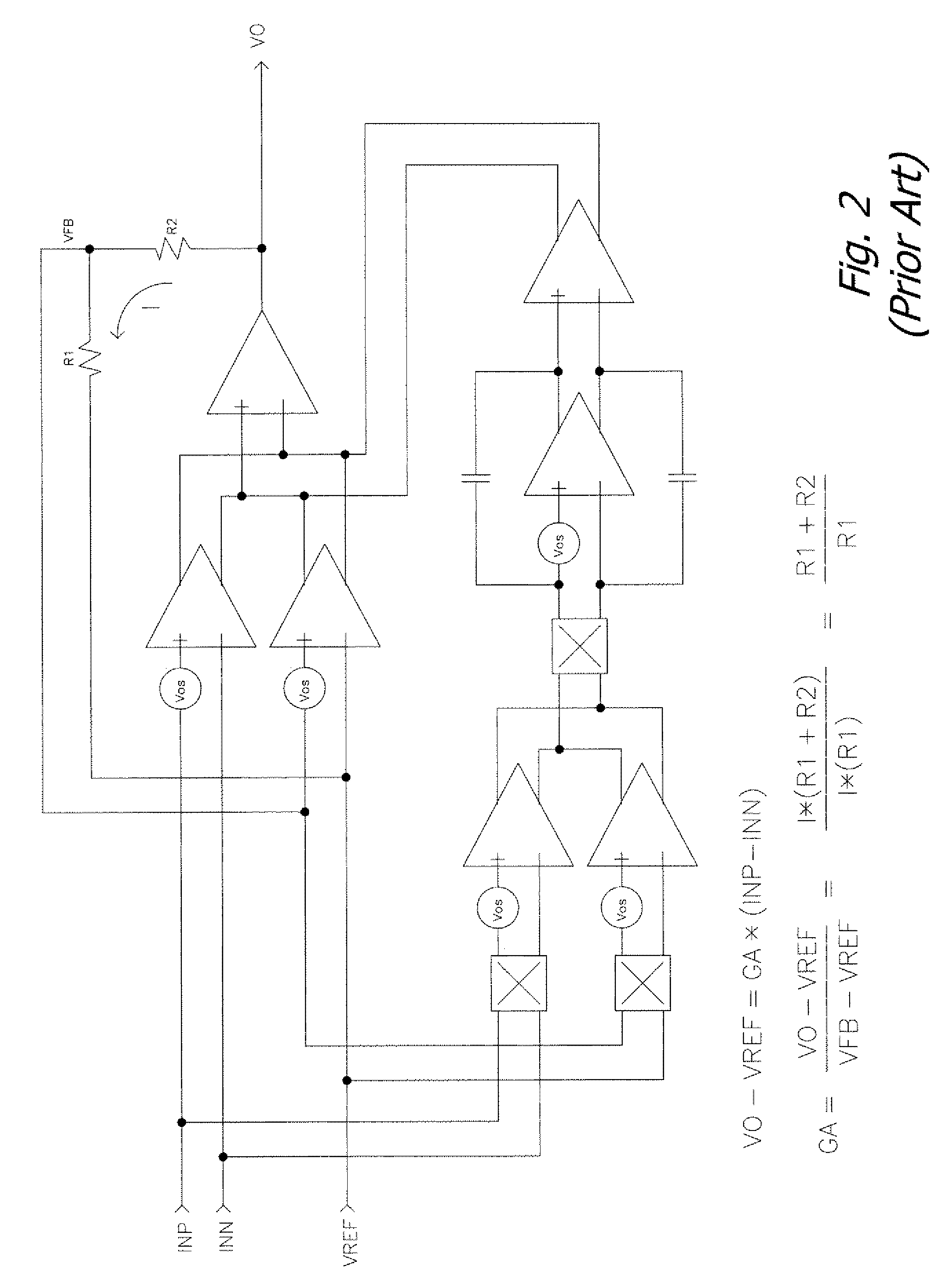 Auto-gain correction and common mode voltage cancellation in a precision amplifier