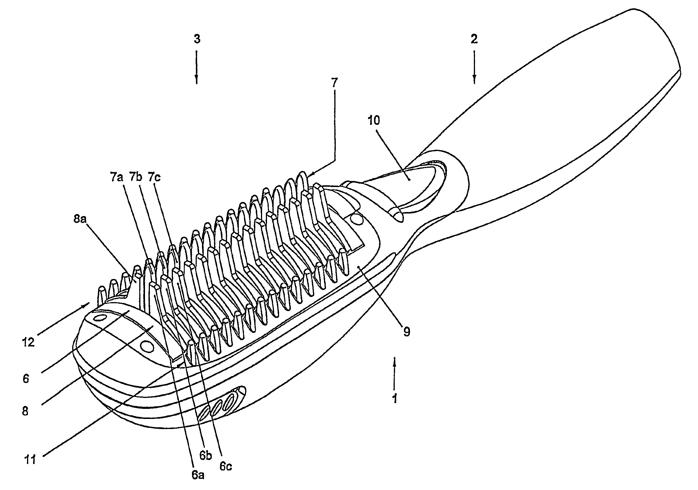 Hair straightening and styling device