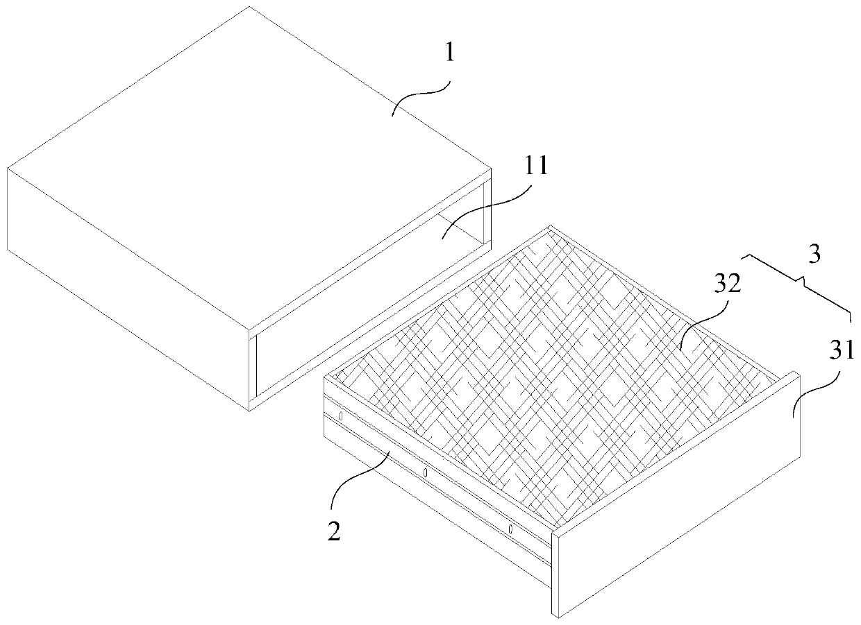 Drawer type adjustable sound absorbing system capable of realizing automatic control and control method of system