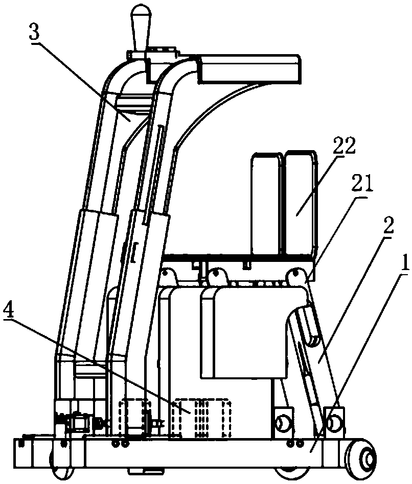 Rear-board seat robot and intelligent seat robot