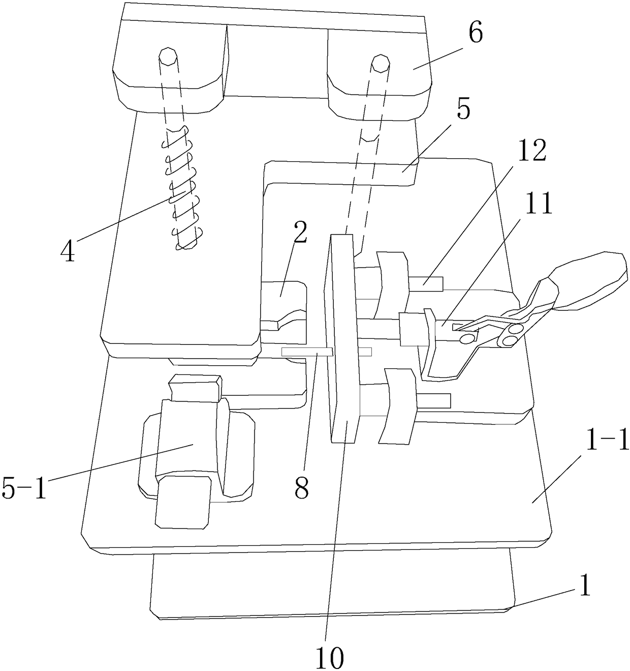 WIFI module test tool having high reliability and working method thereof