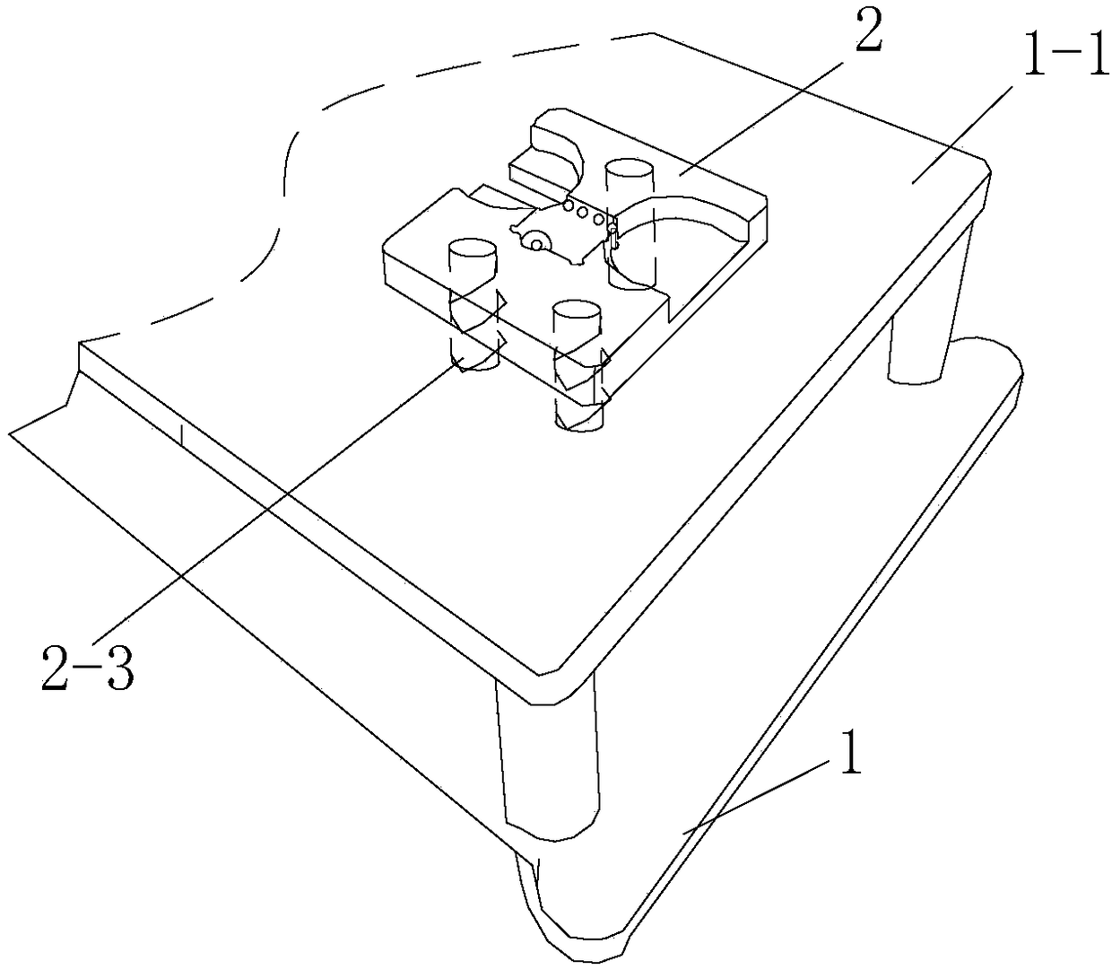 WIFI module test tool having high reliability and working method thereof