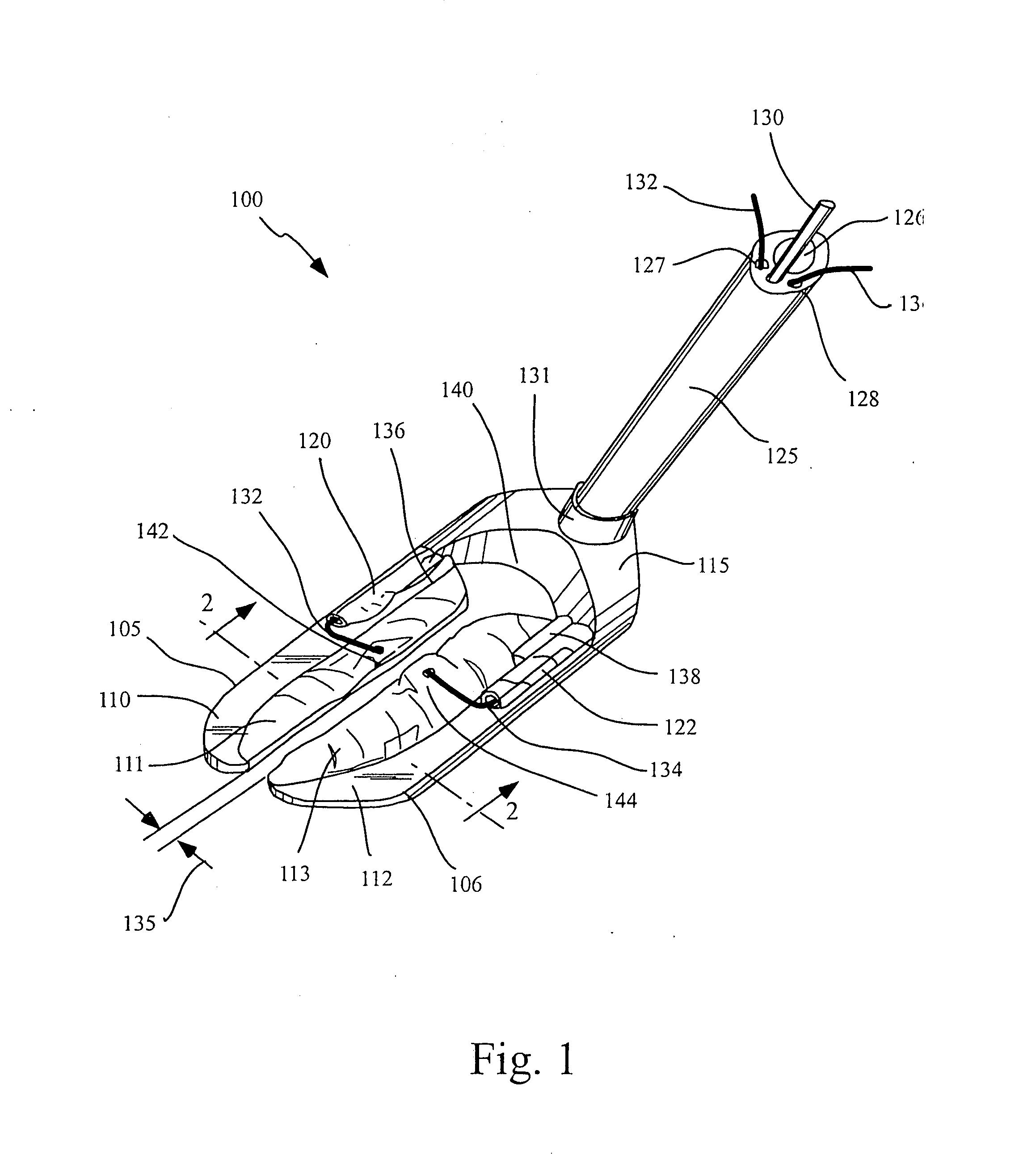 Tissue stabilizer having an articulating lift element