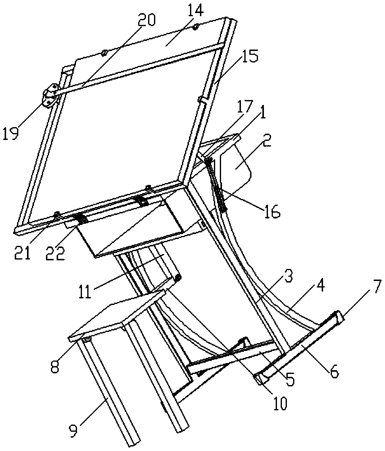 Multifunctional drawing table