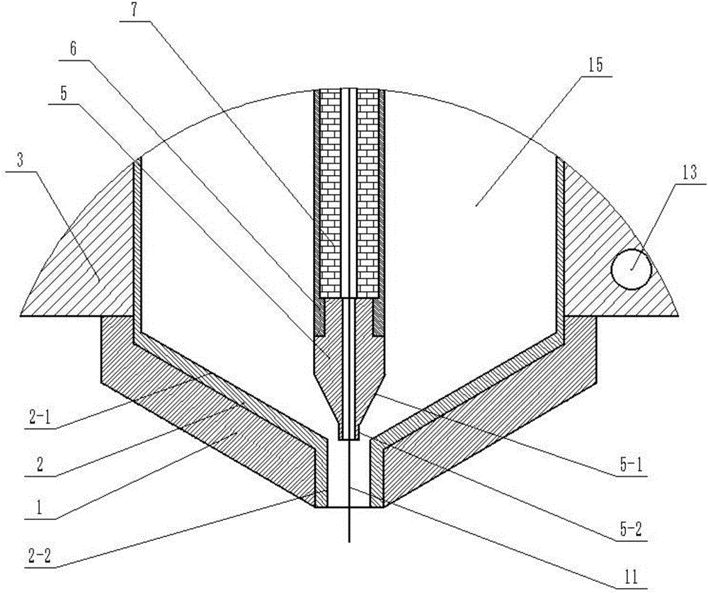 Spray head applicable to continuous fiber reinforced composite material additive manufacturing