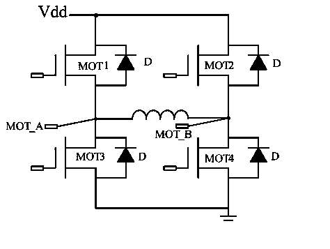 Inductive brushless direct current motor drive method