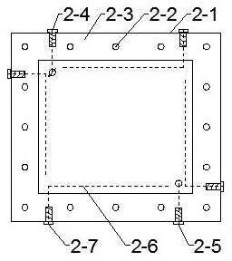 An experimental device and method for controlling injection and production in simulated fault-block reservoirs