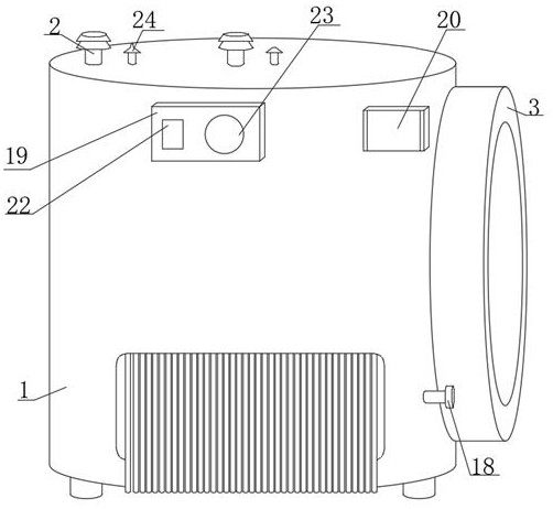 Linear coil inductor formed by continuously winding flat wire of electronic component