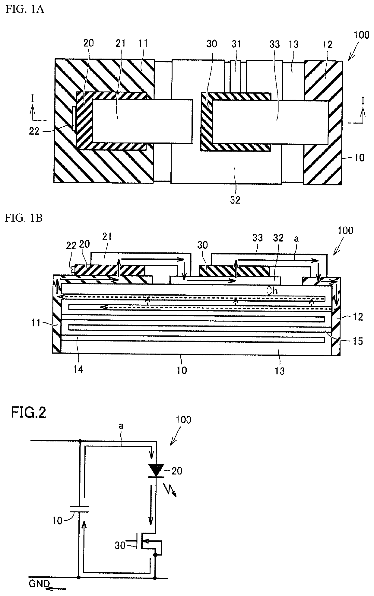 Light-emitting device and capacitor