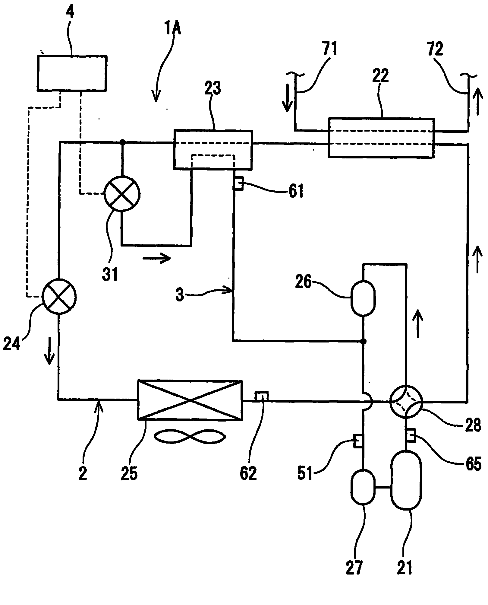 Refrigeration cycle apparatus and hot water heater