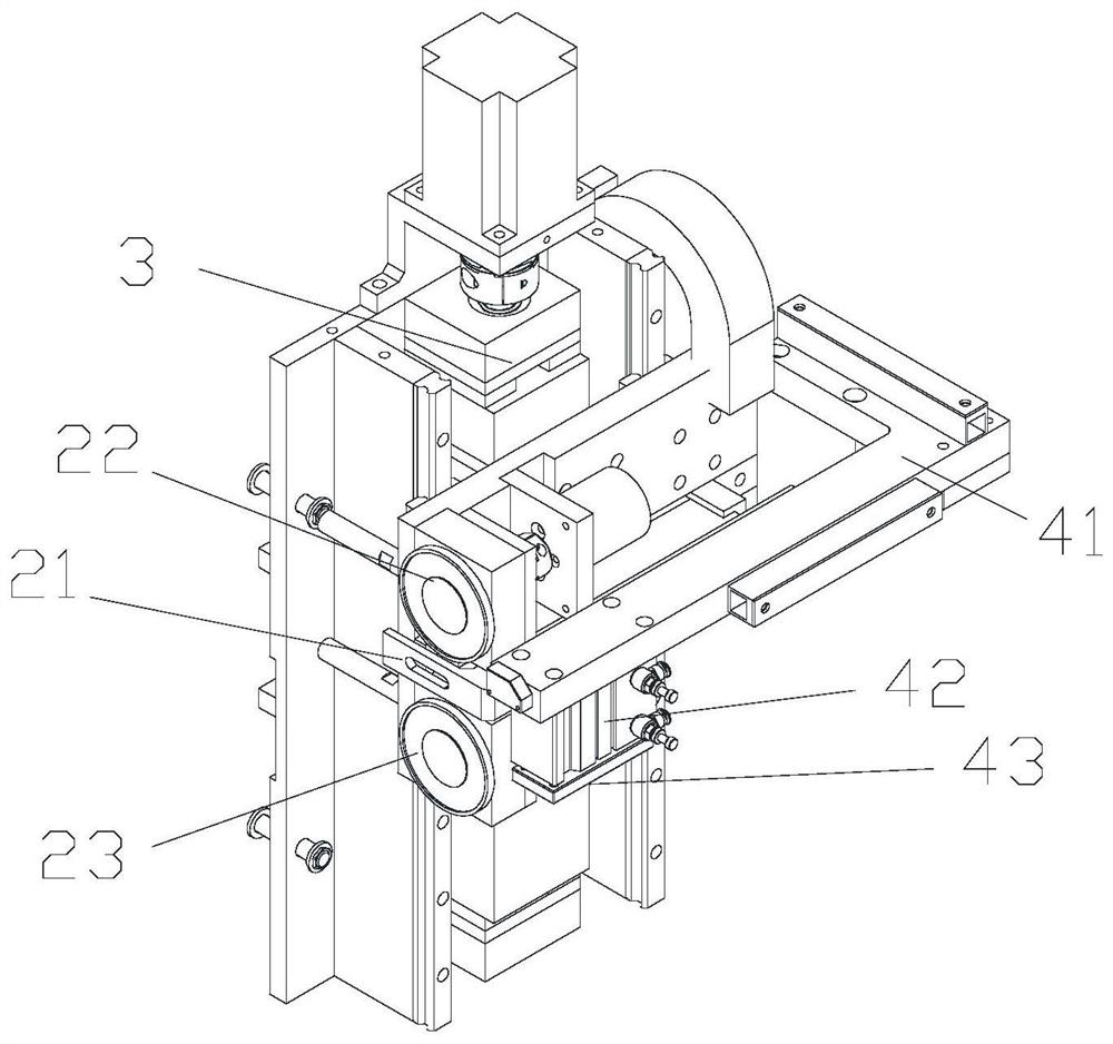 A sawing numerical control equipment for right-angled arc chamfering in plates