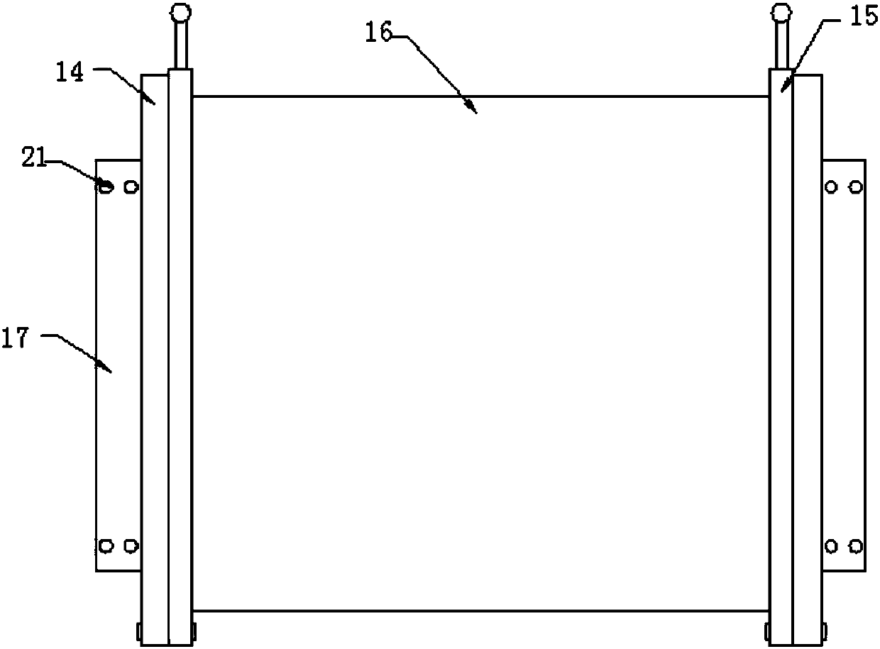 Water-saving vegetable planting hydroponics device