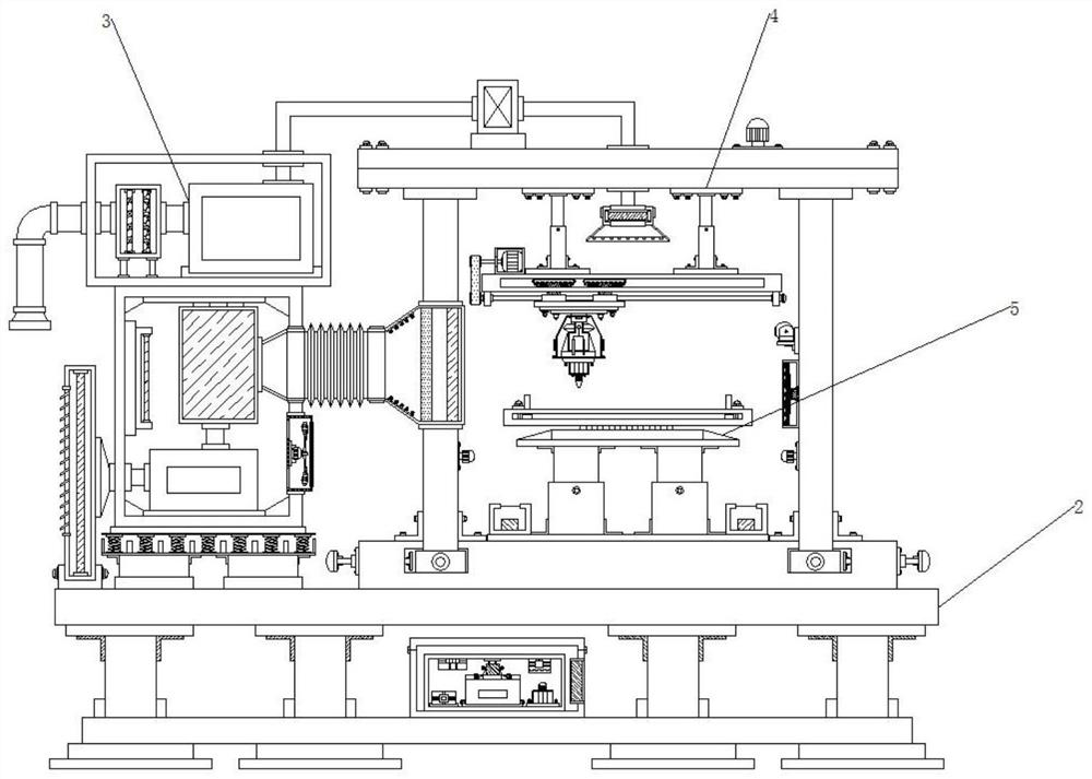 Purification protection device of laser engraving machine