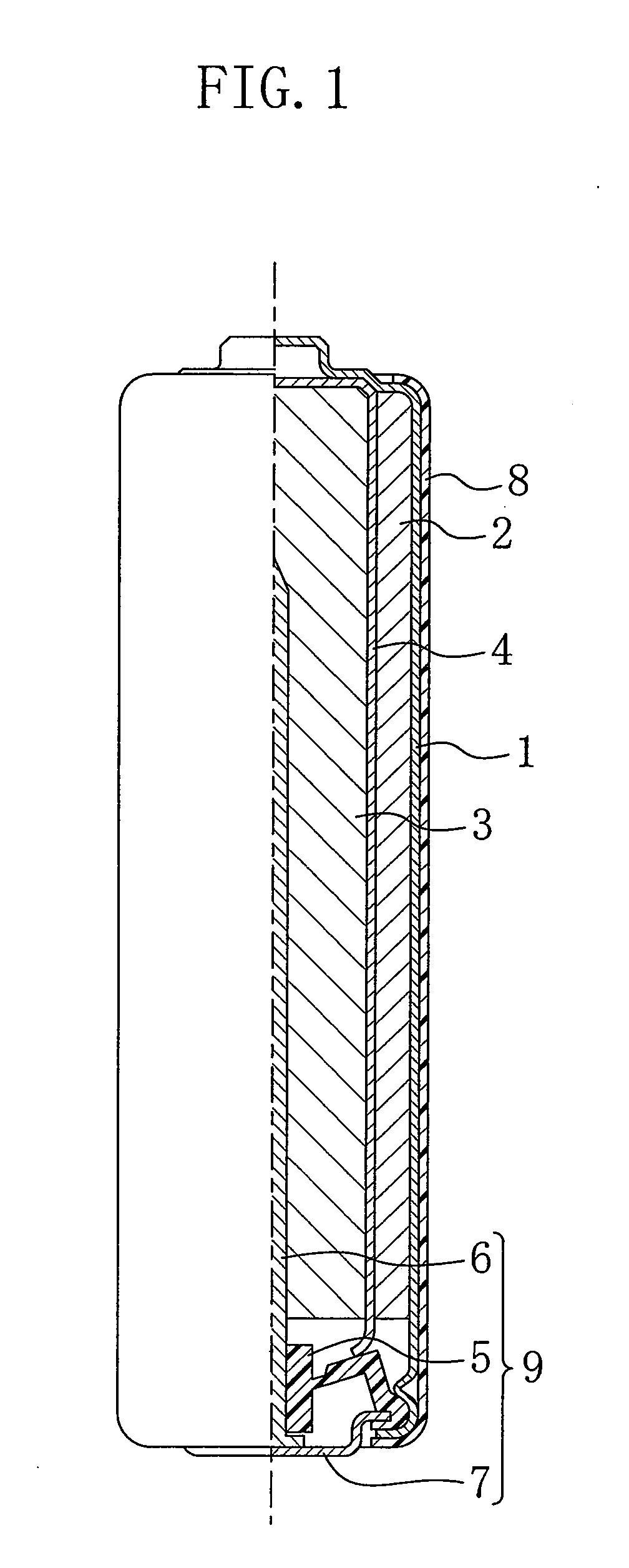 Alkaline dry battery