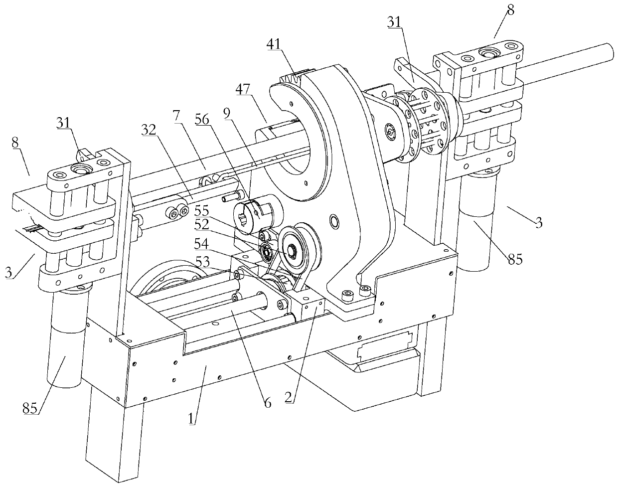 Power transmission wire winding repairing tool