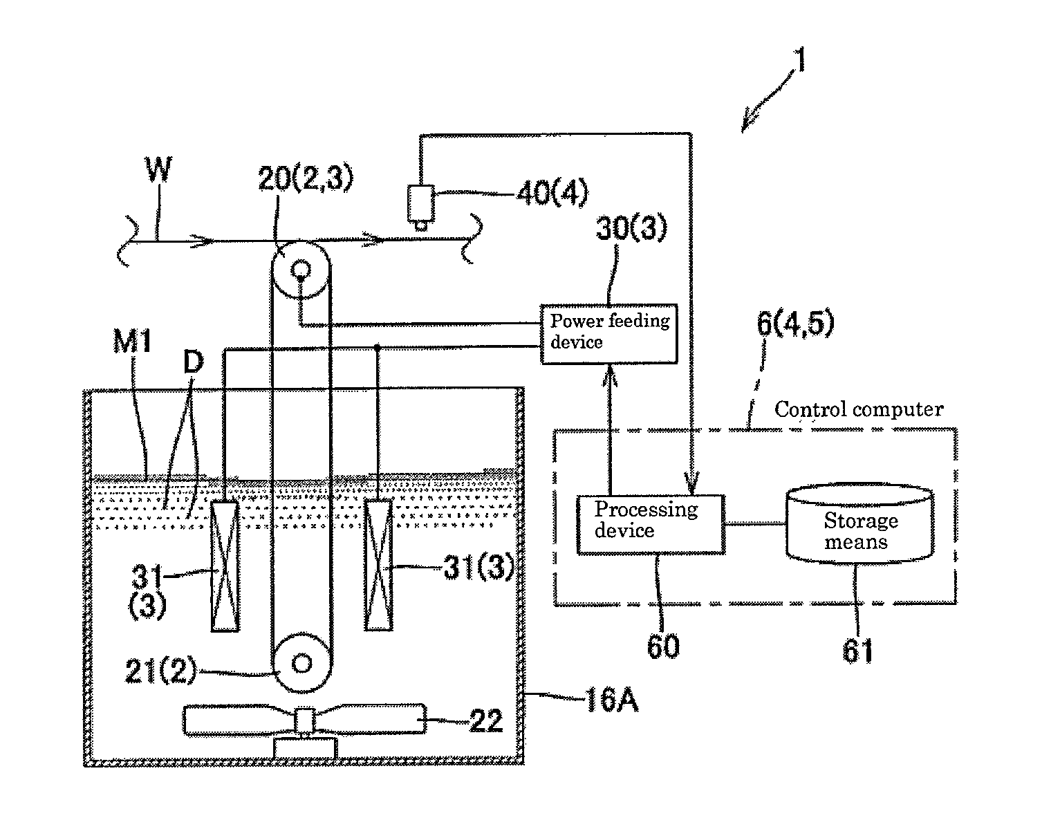 Method and device for manufacturing saw wire