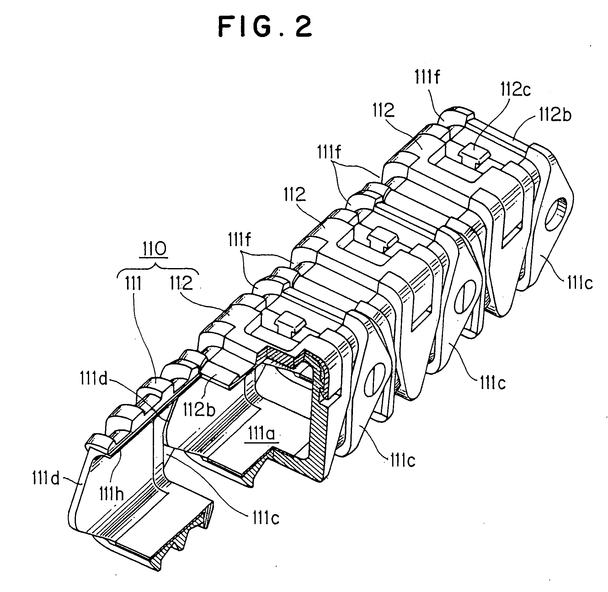 Closed cable drag chain