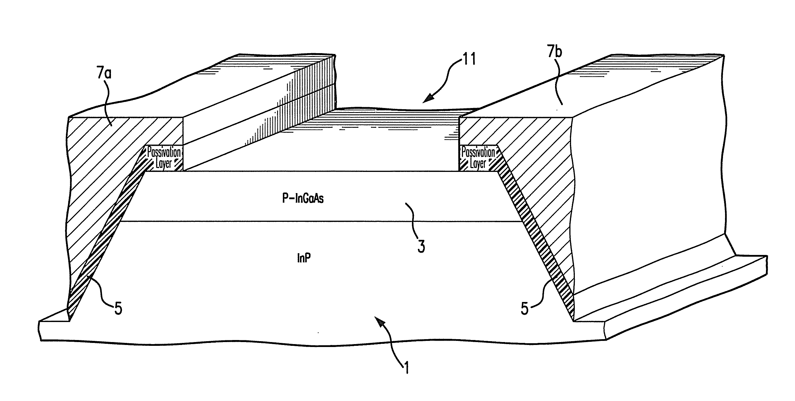 Conformal metallization process for the fabrication of semiconductor laser devices