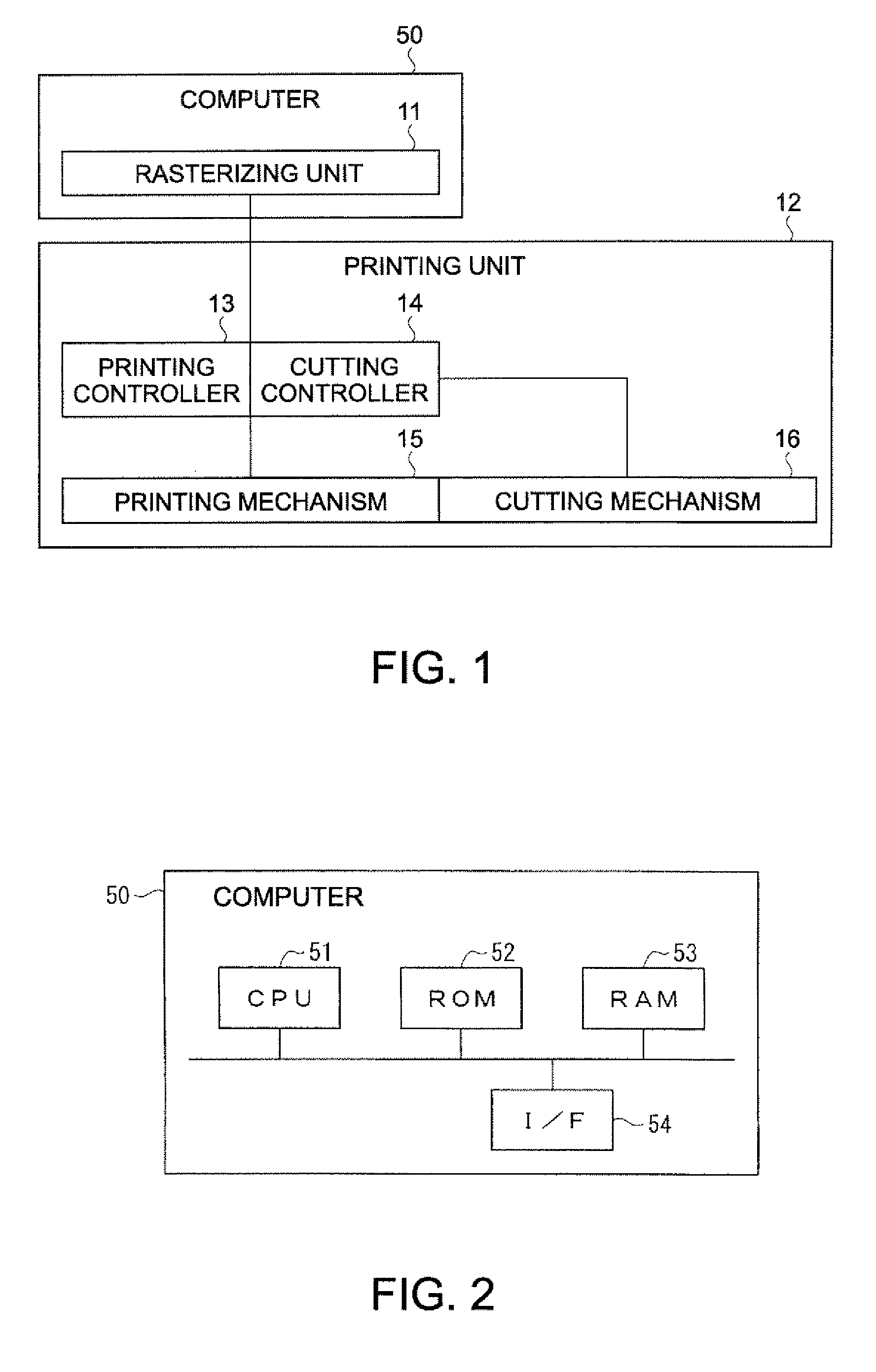 Printing system, printing apparatus, printing data generating apparatus and program, cutting indicating data generating apparatus and program, printing program, and printing method