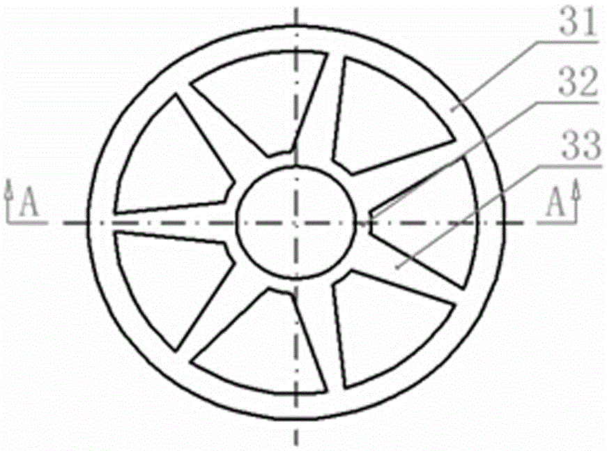 Mold and method for manufacturing inner and outer double pipe with ribs in the middle by extrusion method