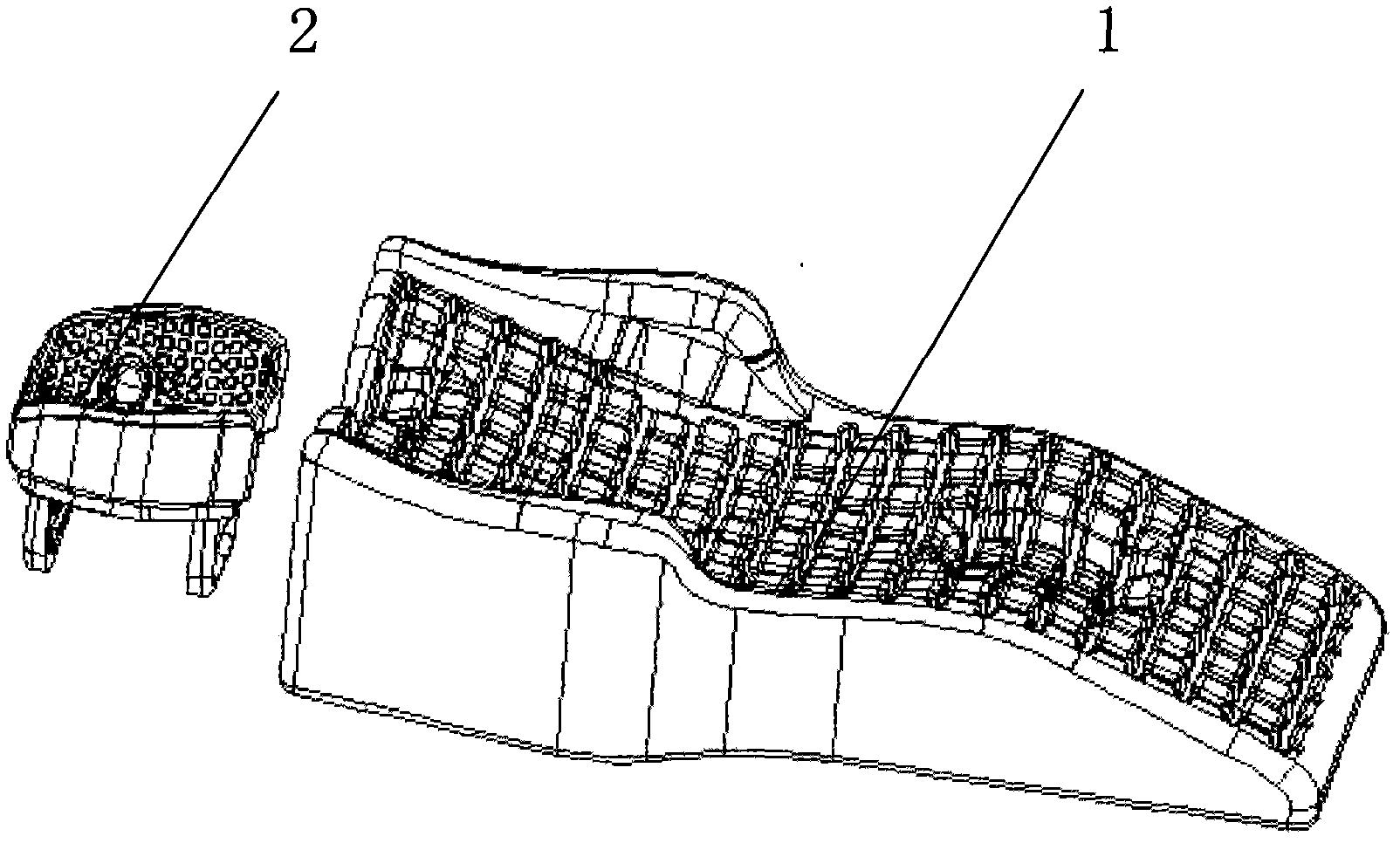 Face down type sleep mattress