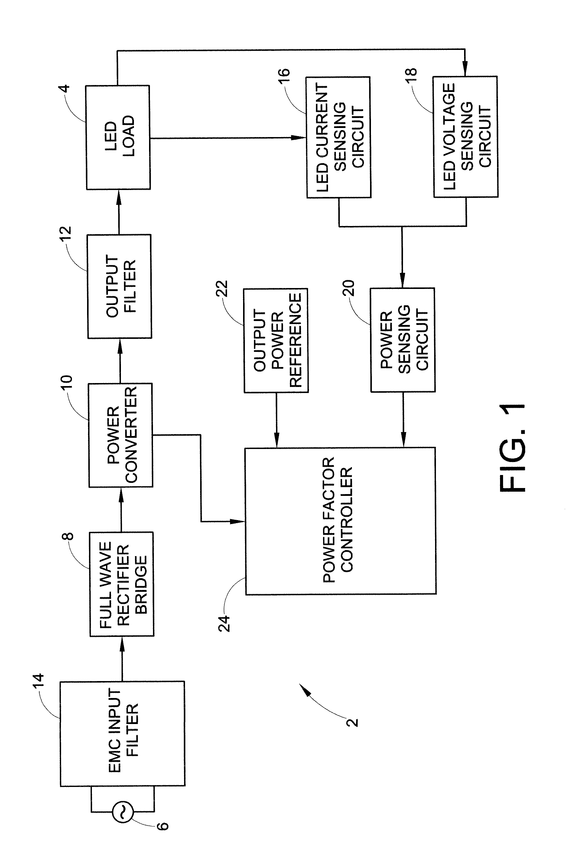 Power control circuit and method