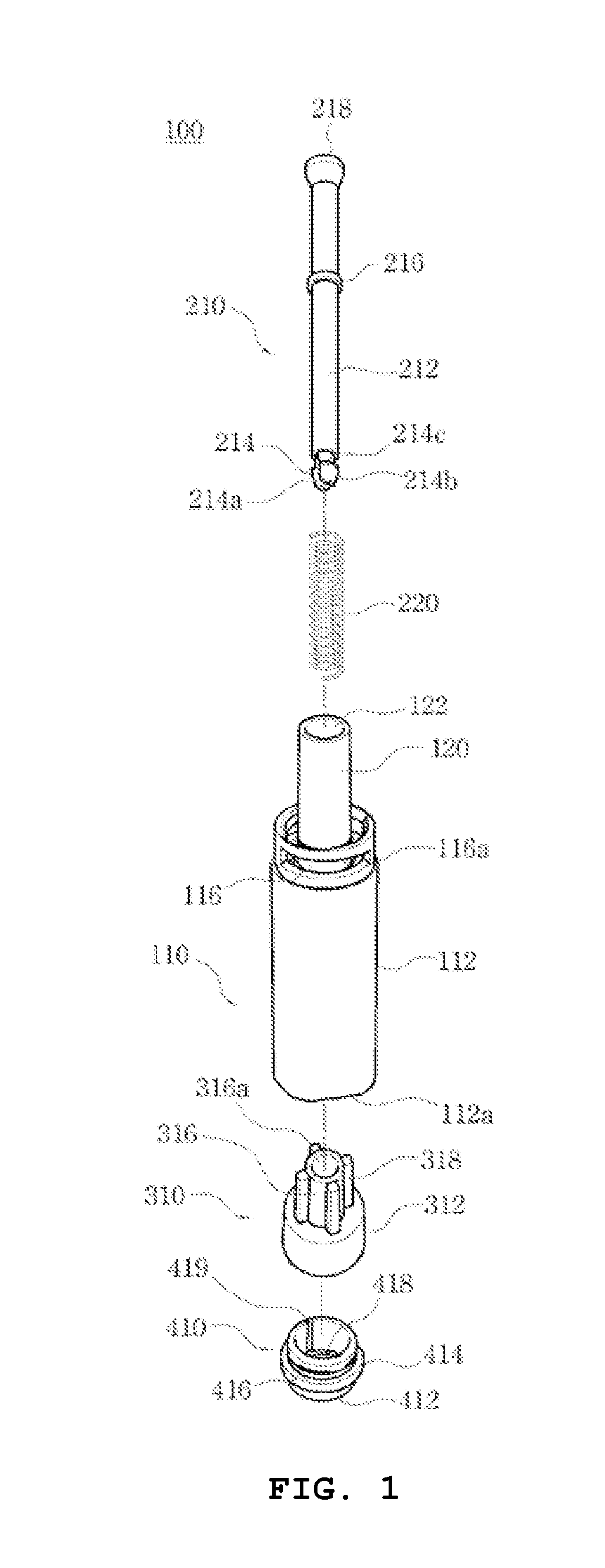 Dermatological drug injecting device