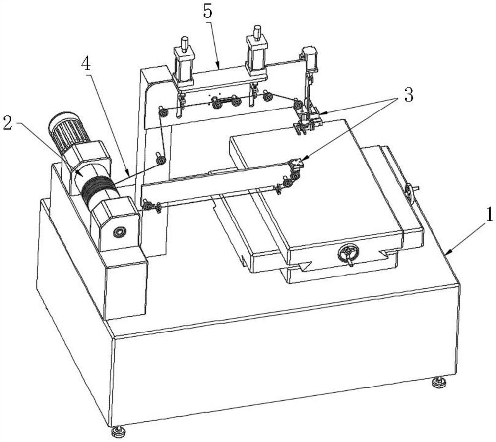 Intelligent automatic threading numerical control linear cutting machine tool