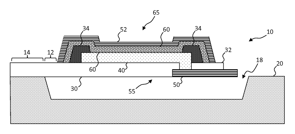 Oleds for micro transfer printing