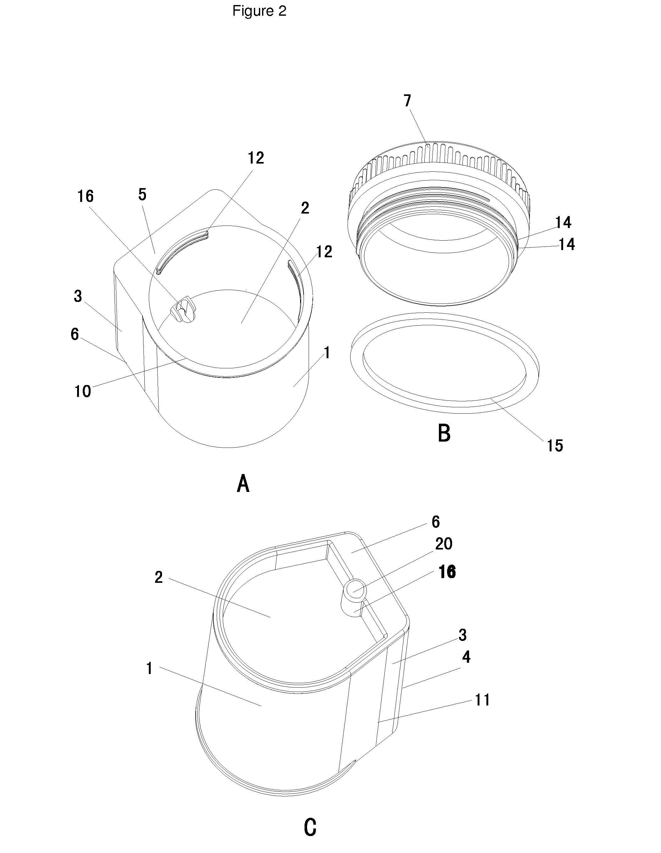 Collecting and testing device and method of use