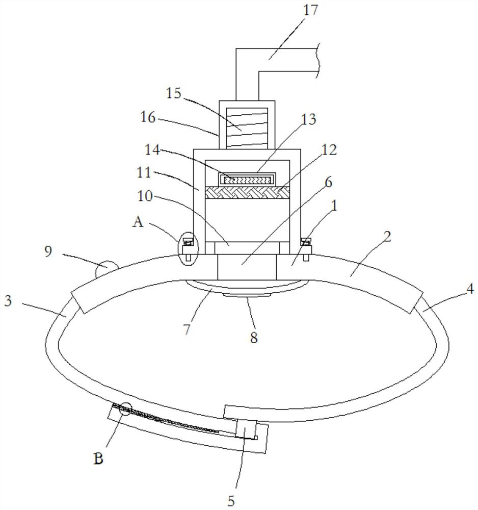 Hemostasis compressor with continuous pressurization and moisture alarm functions at puncture part