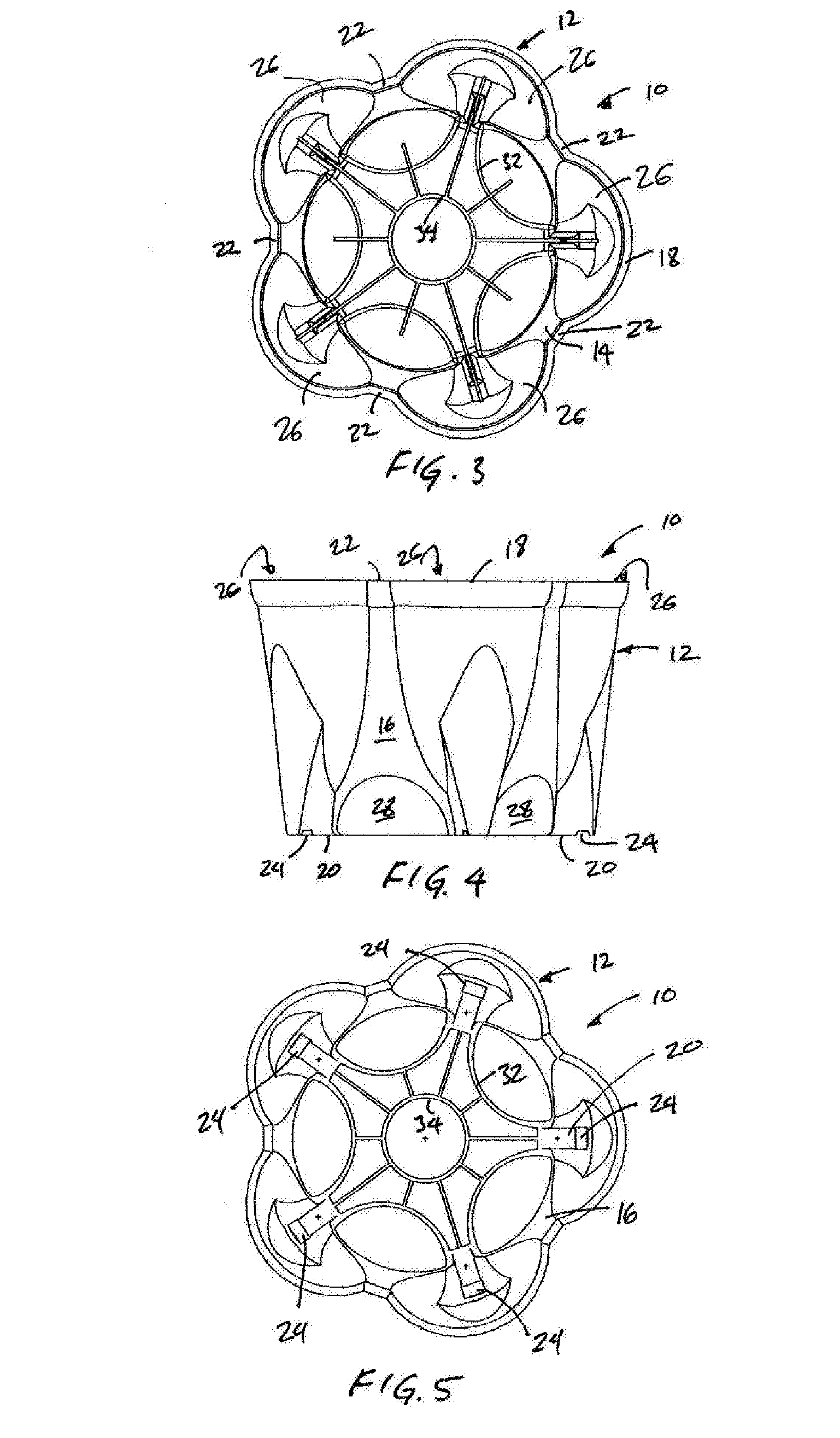 Stackable plant growing tower system