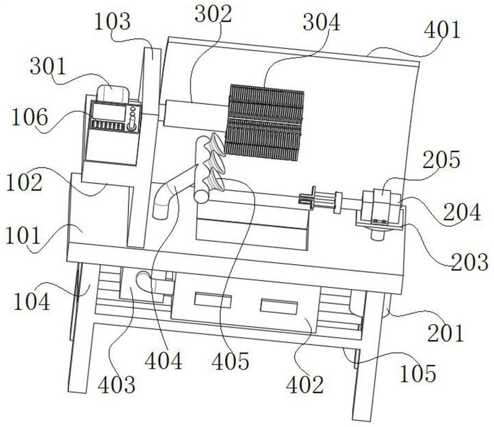 Outer surface burr treatment device for valve machining