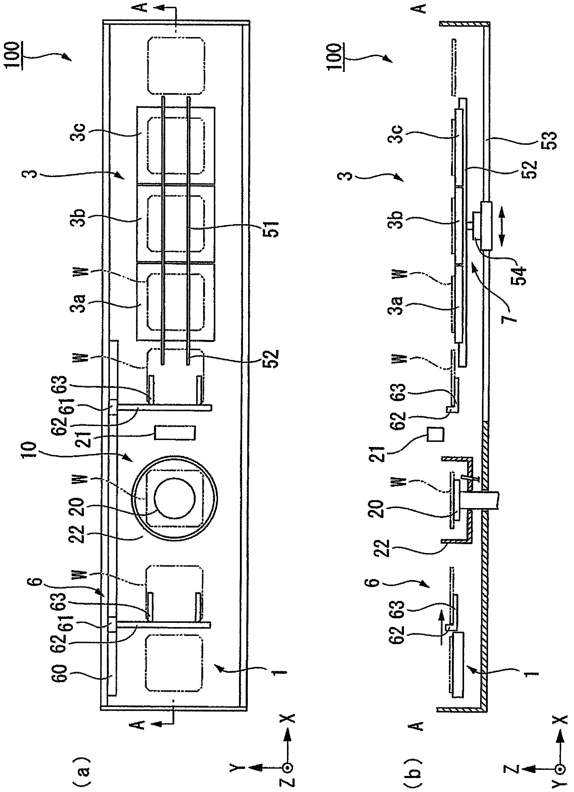 Coating method and coating device